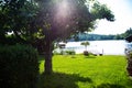 Circular route on WeÃÅ¸linger lake, summer time